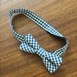 Crew cuts check bow tie